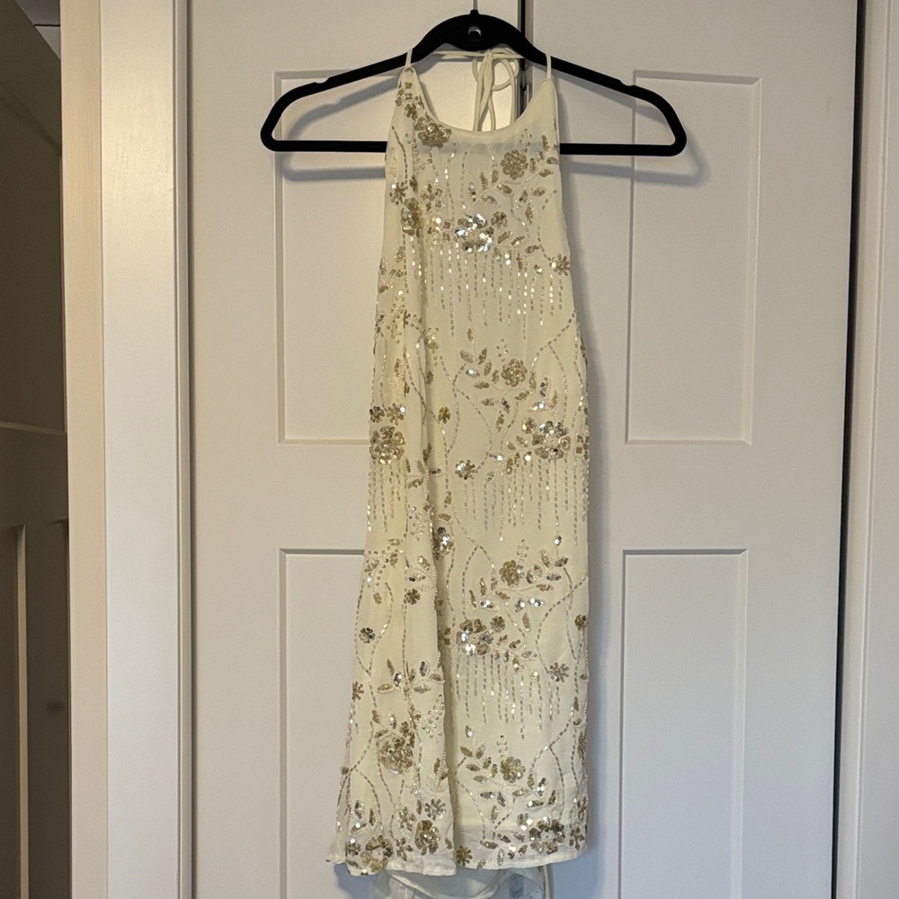 Peppermayo Embellished Backless Dress